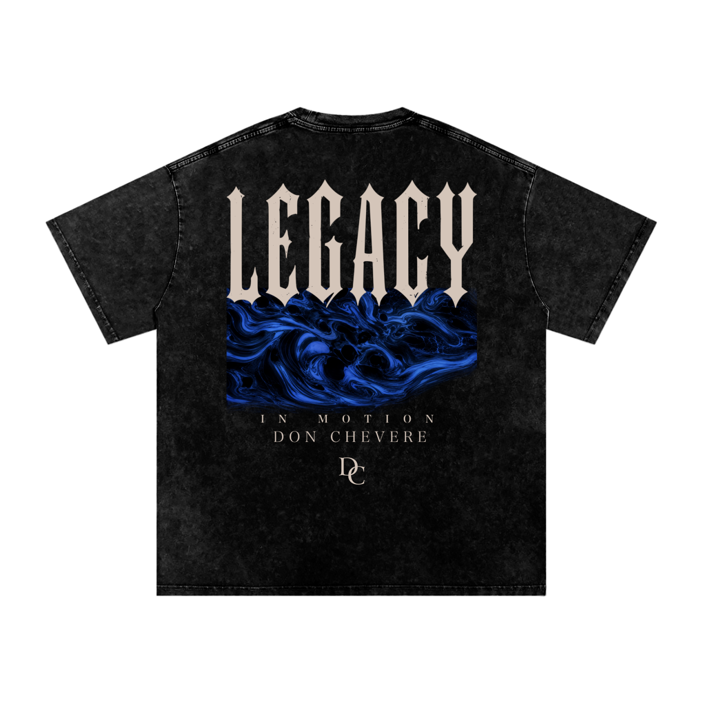 Don Chevere black oversized 100% cotton t-shirt 